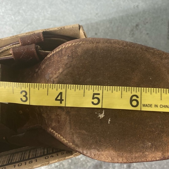 Vintage Dan Post Leather Cowboy Western Boots Womens Size 5 Country Rodeo - Picture 12 of 13